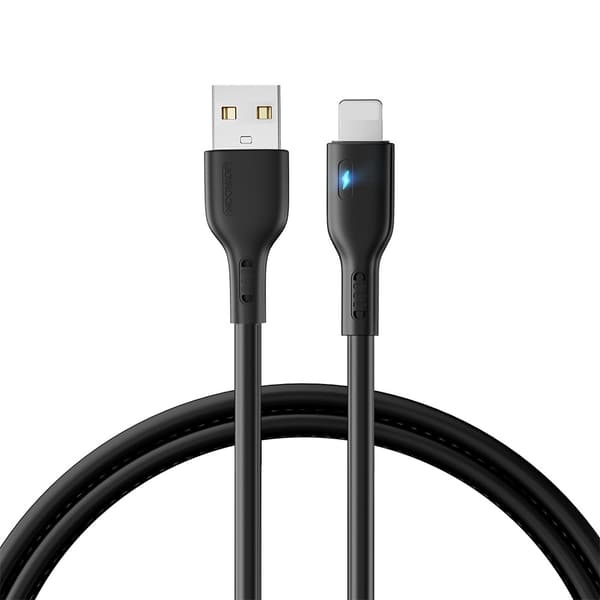 USB - Lightning 2,4A 1,2m kabel Joyroom S-UL012A13 - svart