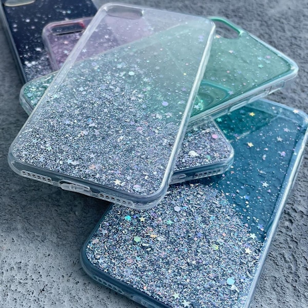 Wozinsky Star Glitter skinnende beskyttelsesveske med glitter for Xiaomi Mi 11 grønn