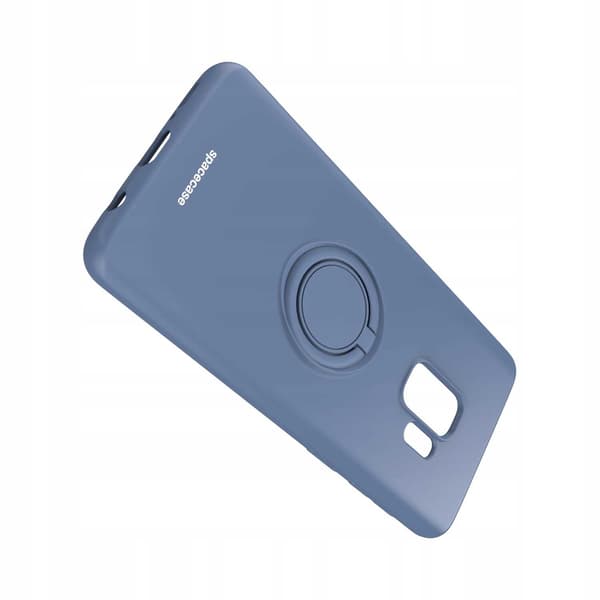 Spacecase Silikonecase Ring För Samsung Galaxy S9 Blue