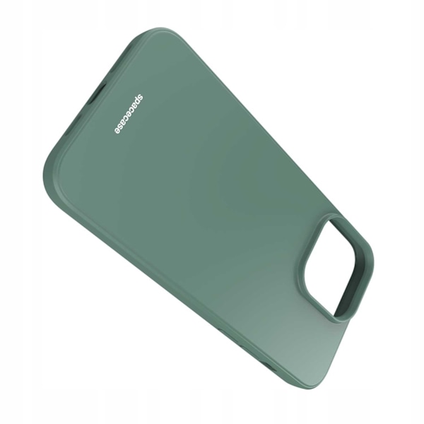Spacecase Silikonfodral För Iphone 14 Pro Max Mörkgrön