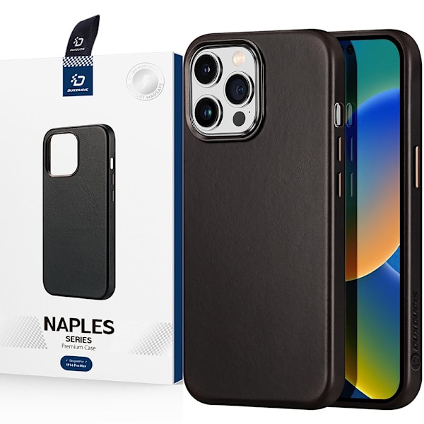 DUX DUCIS CASE MED MAGSAFE TIL IPHONE 14 PRO MAX MØRKEBRUN