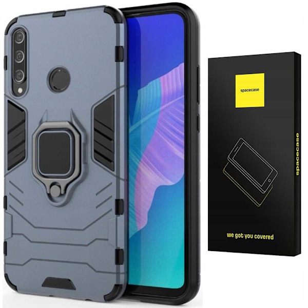 Spacecase Fodral För Huawei P40 Lite E X-Ring Blå