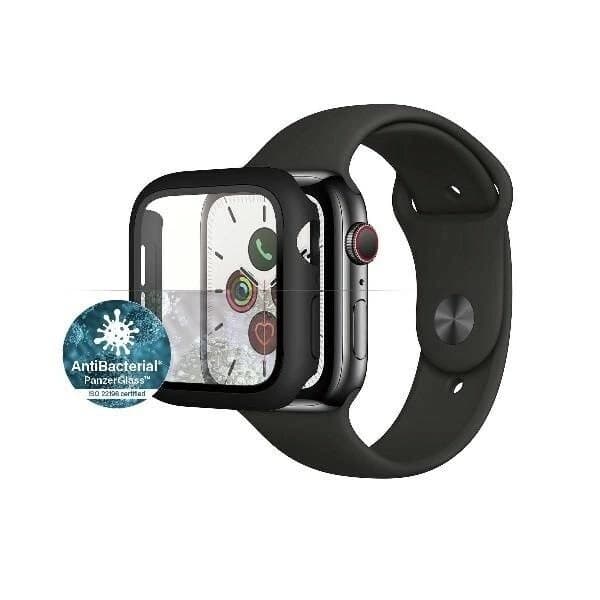 PANZERGLASS FULL BODY CASE TIL APPLE WATCH 4/5/6/SE 40MM - SORT