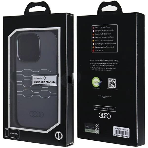AUDI IML MAGSAFE ETUI TIL IPHONE 14 PRO - SORT