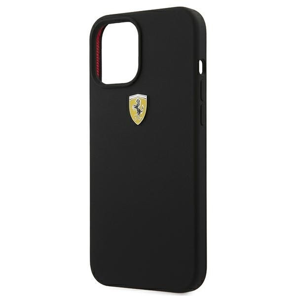 FERRARI ON TRACK SILIKONE ETUI TIL IPHONE 12 PRO MAX - SORT