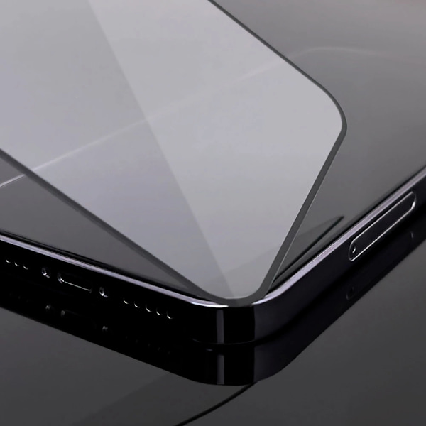 WOZINSKY SUPER DURABLE FULL GLUE FULDSKÆRMS HÆRDET GLAS MED RAMMEETUI VENLIG IPHONE SE 2022 / SE 2020 / IPHONE 8 / IPHONE 7 SORT