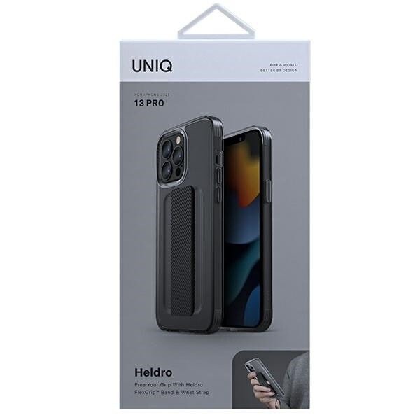 UNIQ HELDRO ETUI TIL IPHONE 13 PRO / IPHONE 13 - GRÅ