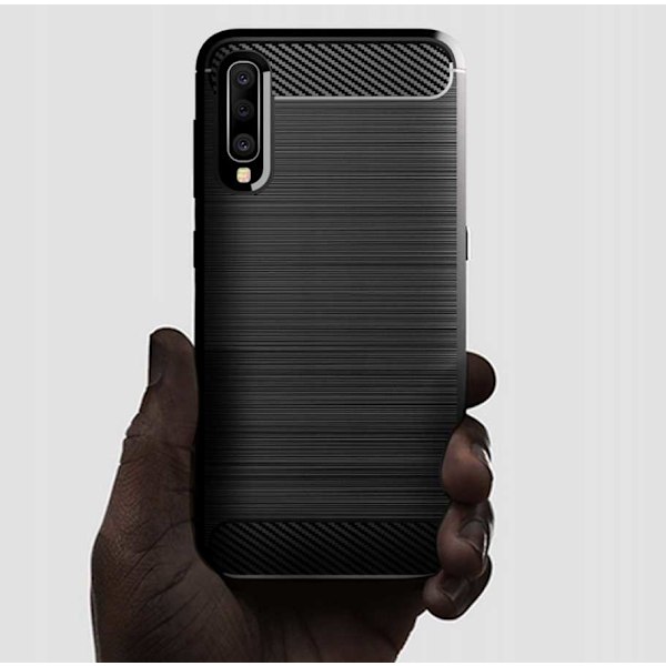 Spacecase Case Carbon Case För Samsung Galaxy A50 Black