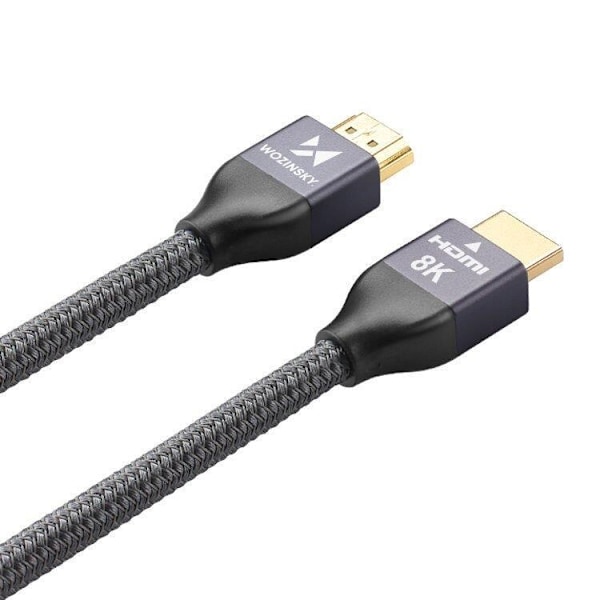 Wozinsky HDMI 2.1-kabel 8K 60 Hz 48 Gbps / 4K 120 Hz / 2K 144 Hz 2 m sølv (WHDMI-20)