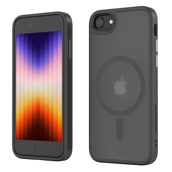 Spacecase Hybrid Case För Iphone 7 8 Se För Magsafe Black