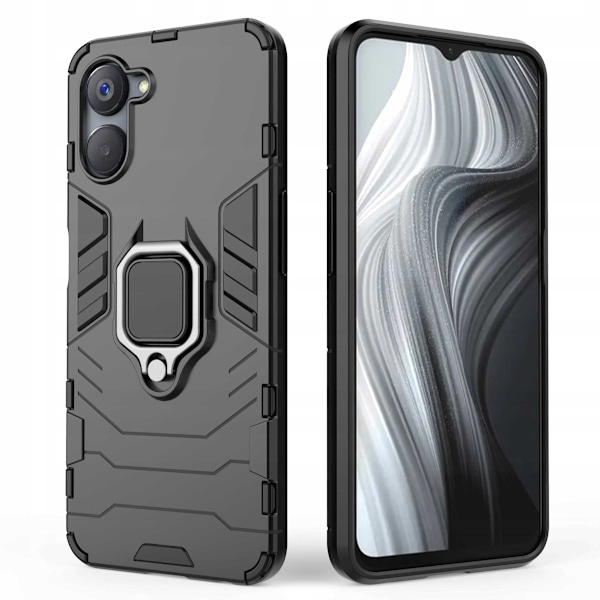 Spacecase-Fodral För Realme 9I 5G X-Ring Svart