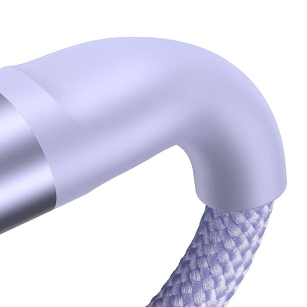 Baseus Flash-seriekabel USB Type C / USB Type A - USB Type C / Lightning / micro USB 100 W 1,5 m lilla (CASS030205)