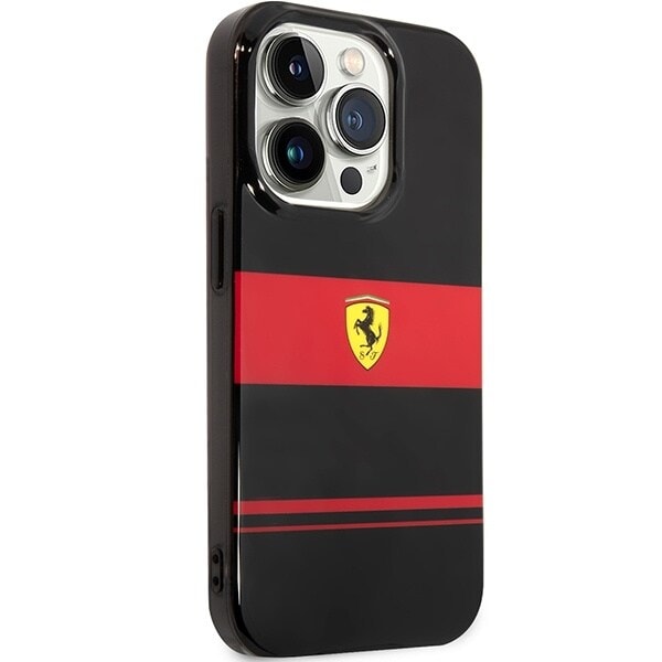 Ferrari FEHMP14LUCOK deksel til iPhone 14 Pro - svart IMD Combi Magsafe