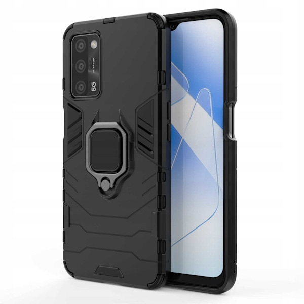 Spacecase Case Case Sc X-Ring För Oppo A16 Svart