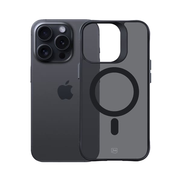 APPLE IPHONE 15 PRO - 3MK SMOKE MAGCASE