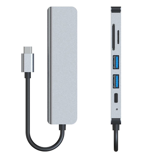 TECH-PROTECT V4-HUB ADAPTER 6I1 GRÅ
