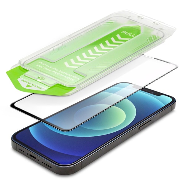 9H herdet glass med monteringsramme for iPhone 14 Pro Max Wozinsky Premium Glass - svart