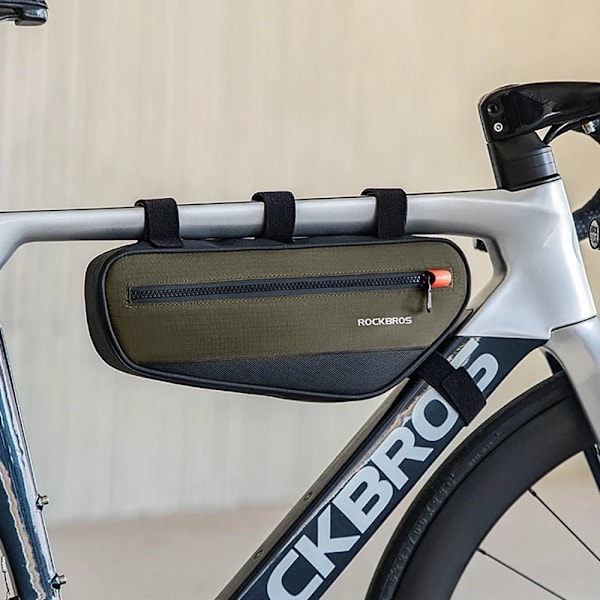 ROCKBROS BAG CYKEL SANITÆR STEM 1,7L HOLDBAR GRØN-SORT