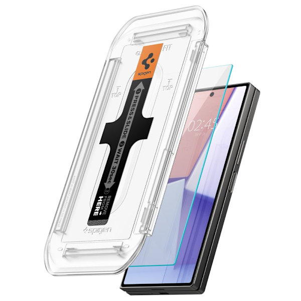 HÆRDET GLAS SPIGEN GLAS.TR "EZ FIT" 2-PACK GALAXY MED FOLD 6 CLEAR