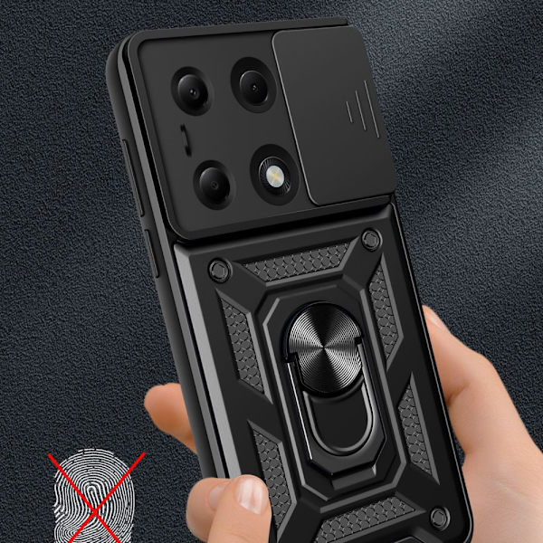 TECH-PROTECT CAMSHIELD PRO XIAOMI REDMI NOTE 13 PRO 4G / LTE / POCO M6 PRO 4G / LTE SORT