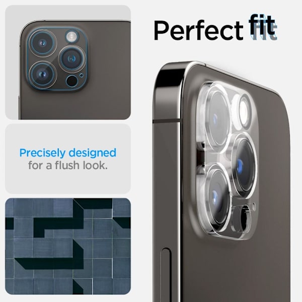 CAMERA PROTECTOR SPIGEN OPTIK.TR CAMERA PROTECTOR 2-PACK IPHONE 14 PRO / 14 PRO MAX CRYSTAL CLEAR