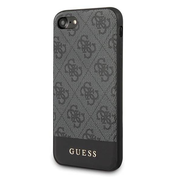 Gissa GUHCI8G4GLGR iPhone 7/8/SE 2020 /SE 2022 grå/grå hårdfodral 4G Stripe Collection