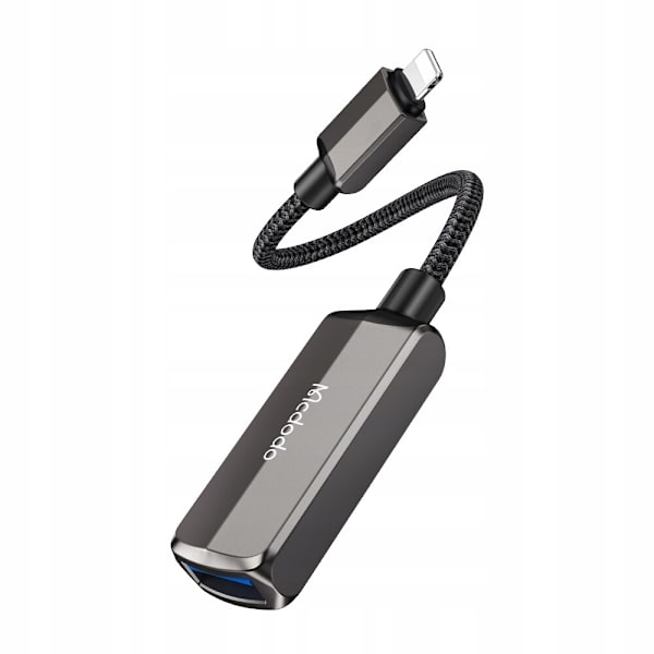 MCDODO ADAPTER LYNADAPTER USB 3.0 OTG-KABEL IPHONE-LADDNING