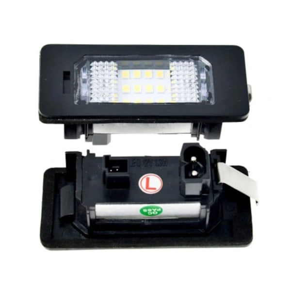 Sett med LED-nummerskiltbelysning, AutoTune, BMW E82 Series 1, E88 Series 1, E90 Series 3, E91 Series 3, E92 Series 3, E93 Series 3,