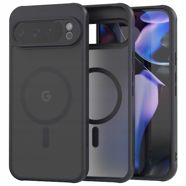 Spacecase Hybrid Case För Google Pixel 9 Pro Xl Svart