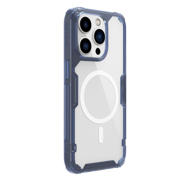 Nillkin Nature Pro Magnetic Case iPhone 14 Pro Max magnetisk deksel MagSafe blå