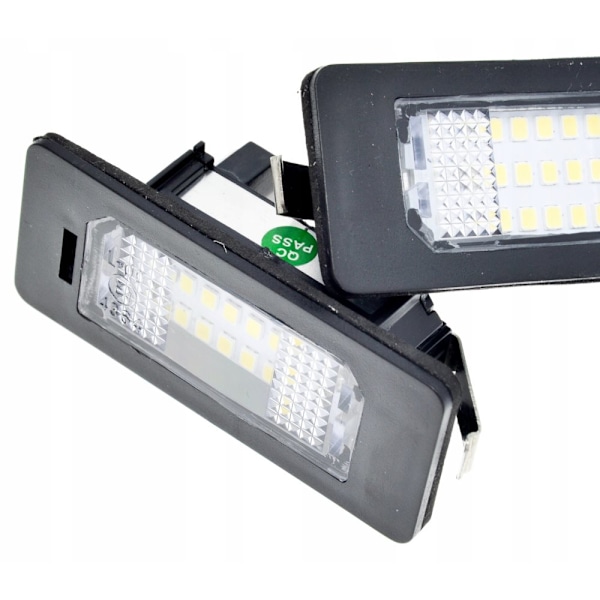 Sett med LED-nummerskiltbelysning, AutoTune, BMW E82 Series 1, E88 Series 1, E90 Series 3, E91 Series 3, E92 Series 3, E93 Series 3,