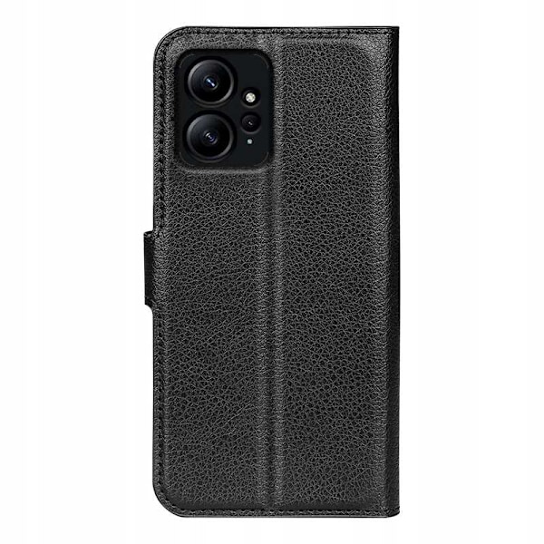 Litchi-Fodral För Xiaomi Redmi Note 12 4G Svart Skydd