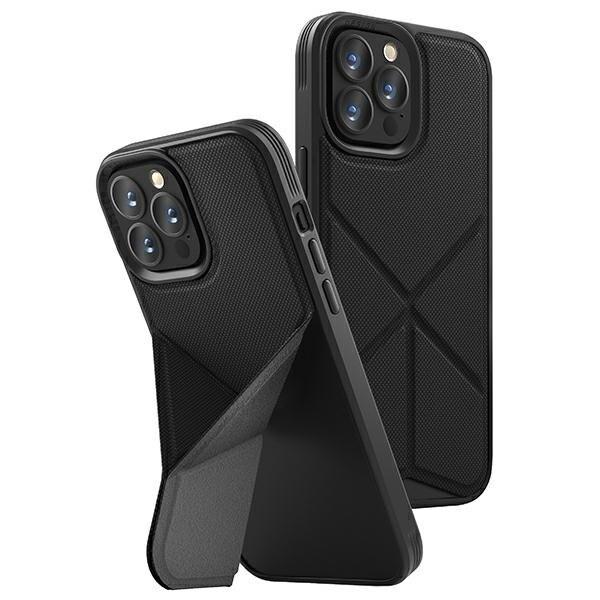 UNIQ Transforma iPhone 13 Pro Max 6.7 svart/ibenholt MagSafe-deksel