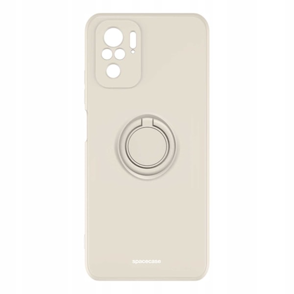 Spacecase Silikoncase Ring För Xiaomi Redmi Note 10 10S Bone