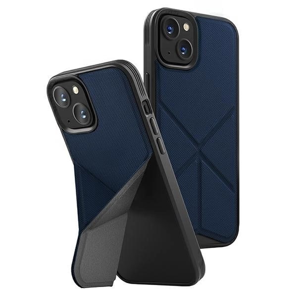 UNIQ TRANSFORMA MAGCLICK OPLADNINGSETUI TIL IPHONE 14 PLUS - BLÅ