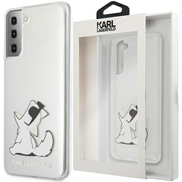 KARL LAGERFELD CHOUPETTE SJOV ETUI TIL SAMSUNG GALAXY S21+ - GENNEMSIGTIG