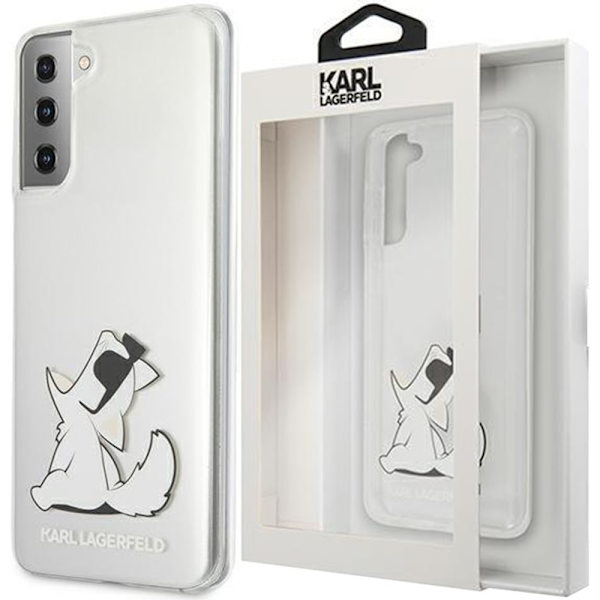 Karl Lagerfeld KLHCS21MCFNRC S21+ G996 Hard Case Transparent Choupette Fun