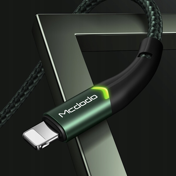 MCDODO USB LIGHTNING SNABBLADDNINGSKABEL 36W FÖR IPHONE 13 14 1M LED ORANGE