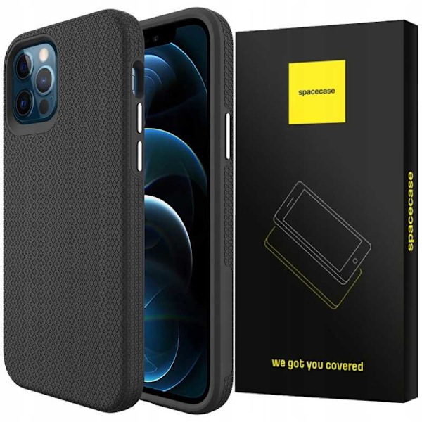 Spacecase Case Cover För Iphone 12 12 Pro Black Sc Core