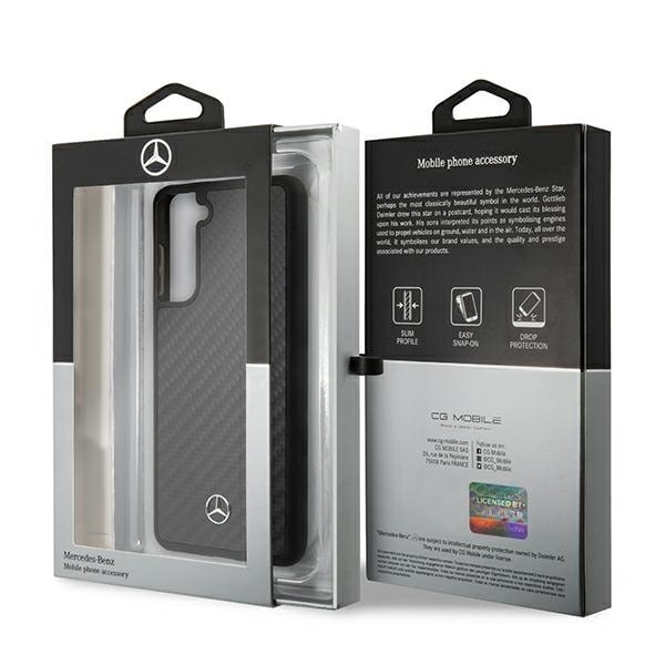 MERCEDES DYNAMIC LINE ETUI TIL SAMSUNG GALAXY S21 - SORT