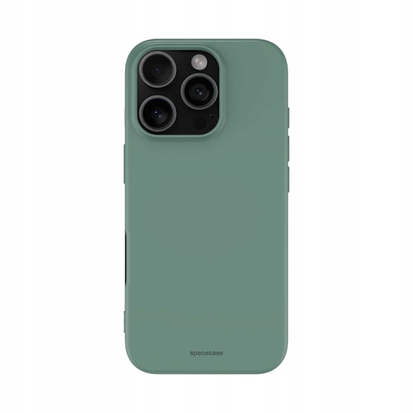 Spacecase Silikonfodral För Iphone 16 Pro Max Mörkgrön