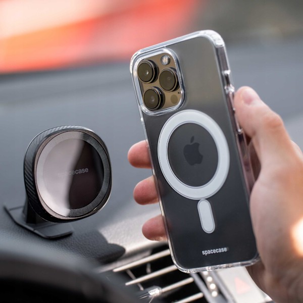 Spacecase Biltelefonhållare För Magsafe För Dash Konsol Svart