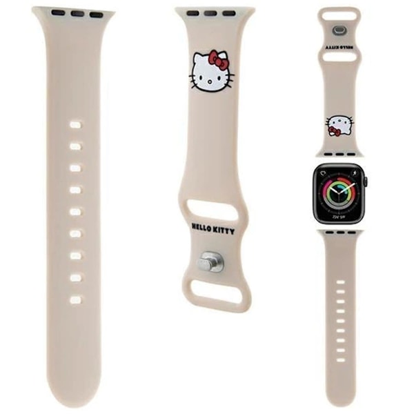 Hello Kitty Silikon Kitty Head stropp for Apple Watch 38/40/41mm - beige