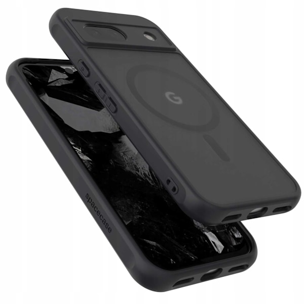 Spacecase Hybrid Case För Google Pixel 8A Svart
