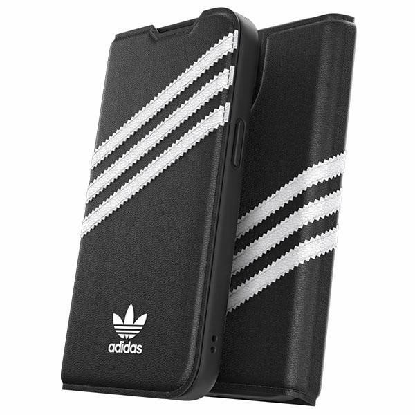 ADIDAS OR BOOKLET CASE PU TIL IPHONE 14 - SORT OG HVID