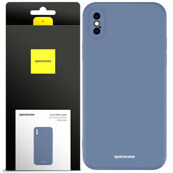 Spacecase Silikonfodral För Iphone Xs Max Blåt Skyddskydd