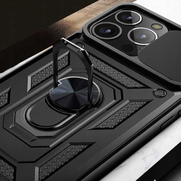 Spacecase Case Cover För Iphone 14 Pro Max Black Sc Camring