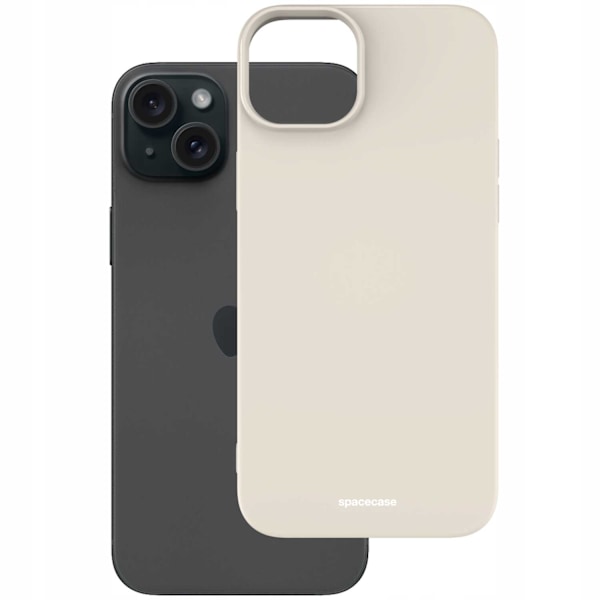 Spacecase Silikonecase För Iphone 15 Plus Case Bone Cover
