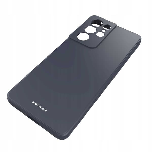 Spacecase Silikonecase Till Galaxy S21 Ultra Black Case