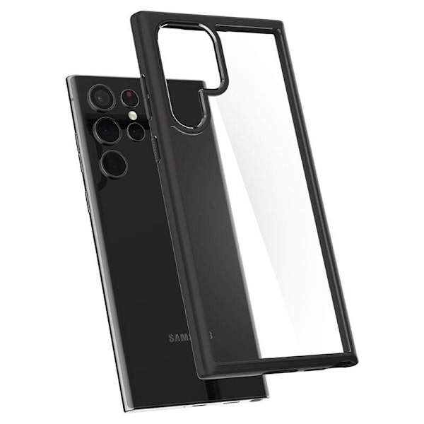 SPIGEN ULTRA HYBRID GALAXY S22 ULTRA MAT SVART